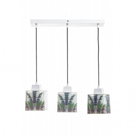 Lampa PROWANSALSKA wisząca SCANDIA LAWENDA 3L