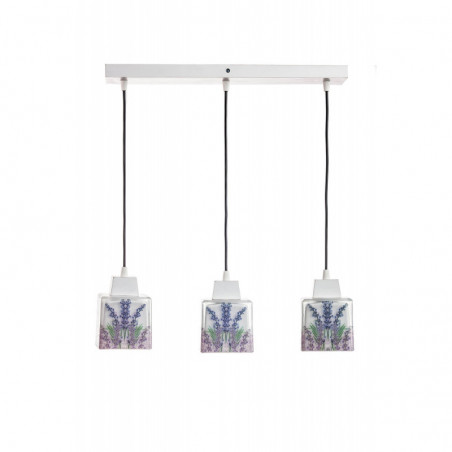 Lampa PROWANSALSKA wisząca SCANDIA LAWENDA 3L