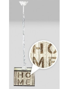 Lampa PROWANSALSKA wisząca na łańcuchu SCANDIA HOME CUBE...