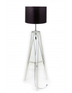 Lampa LOFTOWA podłogowa LOFT SONOMA ABAŻUR CZARNY