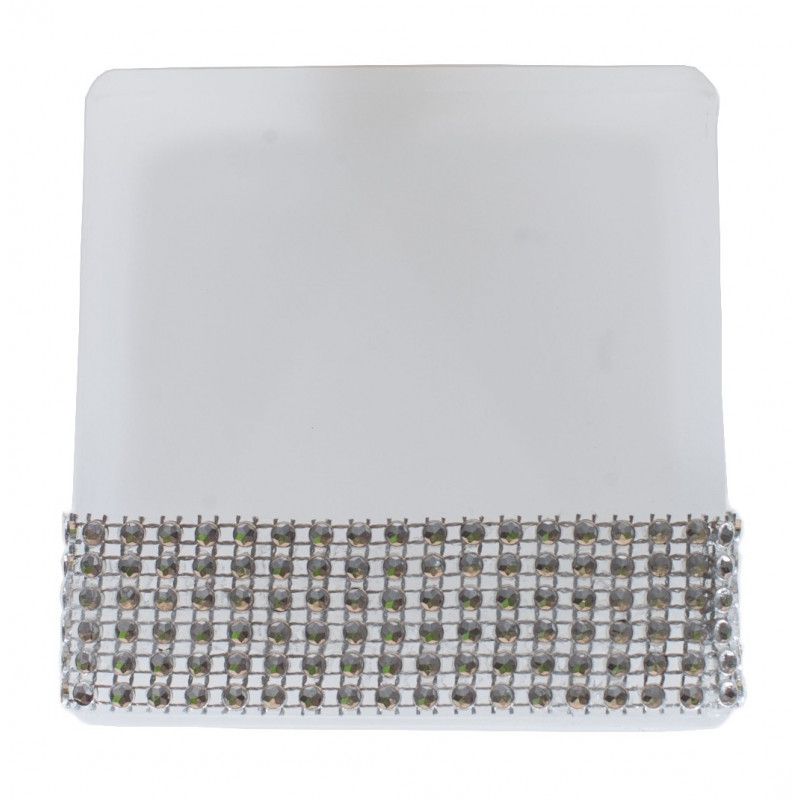 Klosz do lampy SILVER DECOR ręcznie dekorowany