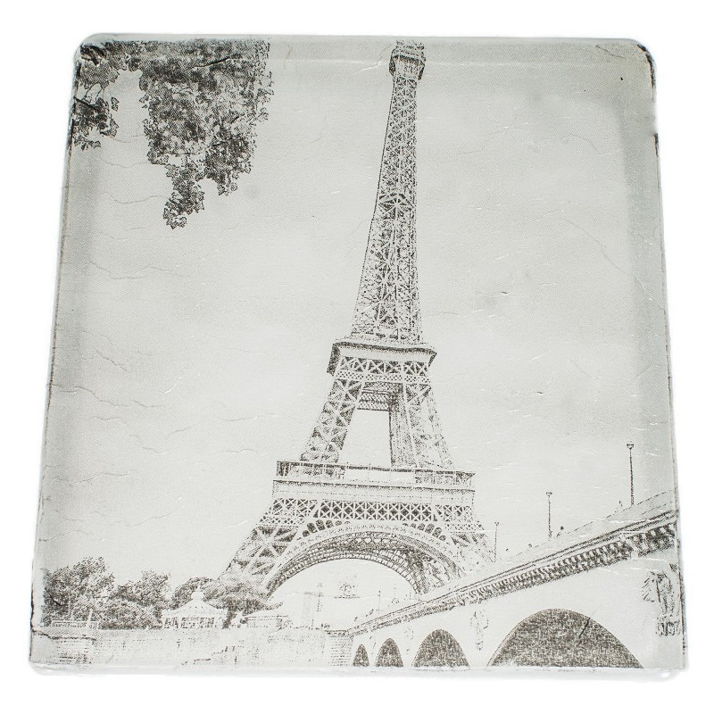 Klosz do lampy PARIS B&W Ręcznie dekorowany