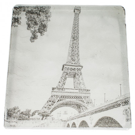 Klosz do lampy PARIS B&W Ręcznie dekorowany