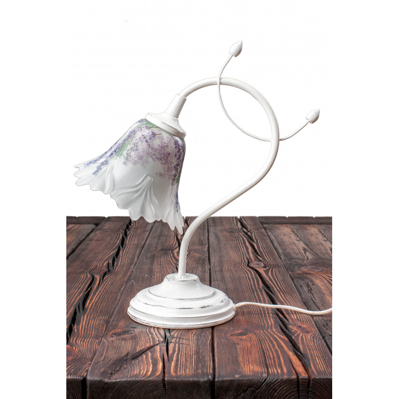Lampka stołowa FLEUR w prowansalskim stylu