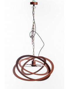 Lampa industrialna GALAKTYKA MIEDŹ STRUKTURA