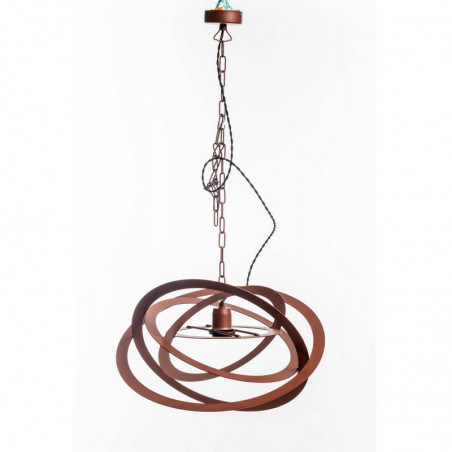 Lampa industrialna GALAKTYKA MIEDŹ STRUKTURA