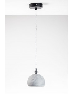 Lampa wisząca TESTER BETON 1L/CZARNY