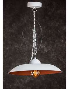 Lampa industrialna GUCIO 44 BIAŁY/MIEDŹ 2