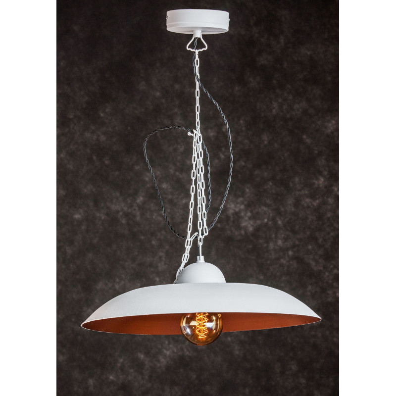 Lampa industrialna GUCIO 44 BIAŁY/MIEDŹ