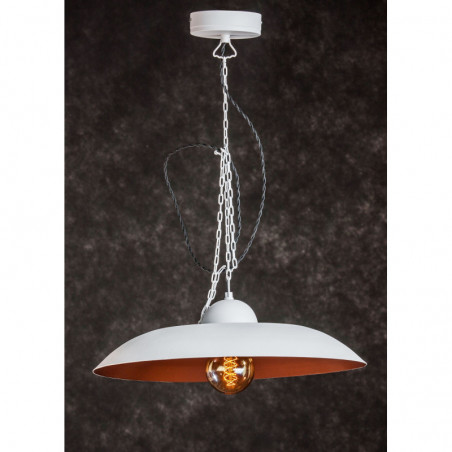 Lampa industrialna GUCIO 44 BIAŁY/MIEDŹ