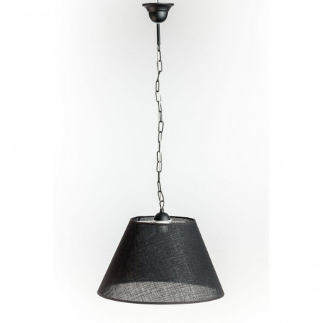 Lampa wisząca prowansalska STOŻEK CZARNY/ ŁAŃCUCH CZARNY