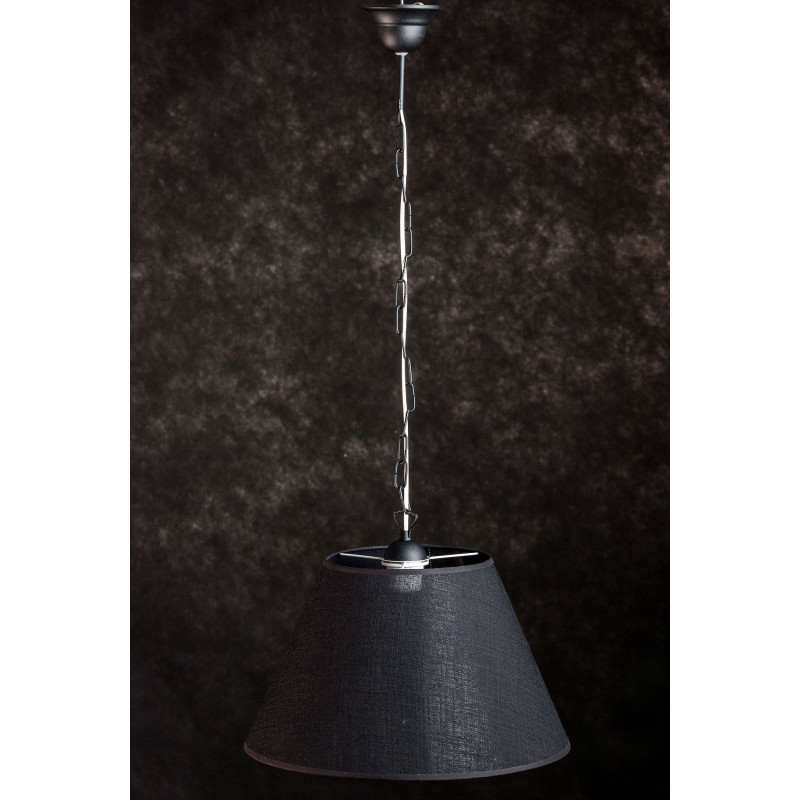 Lampa wisząca prowansalska STOŻEK CZARNY/...
