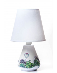 LAMPKA CERAMICZNA -LAWENDOWE MARZENIE