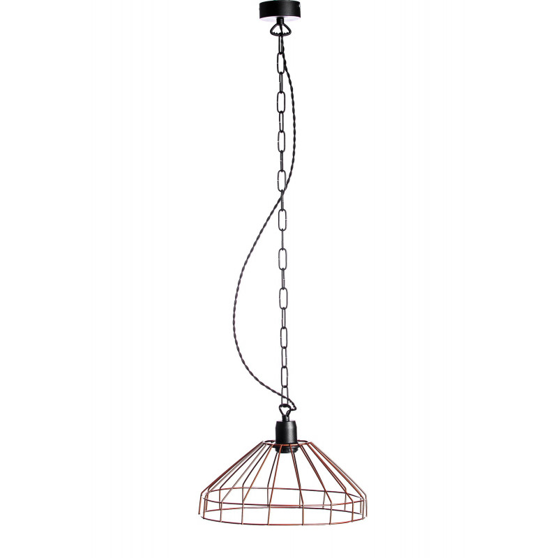 LAMPA WISZĄCA GABBIA /MIEDŹ/CZARNY