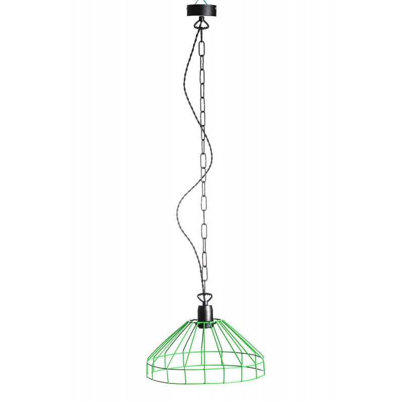 LAMPA WISZĄCA GABBIA /GREENERY/CZARNY