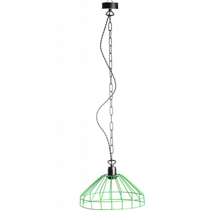 LAMPA WISZĄCA GABBIA /GREENERY/CZARNY