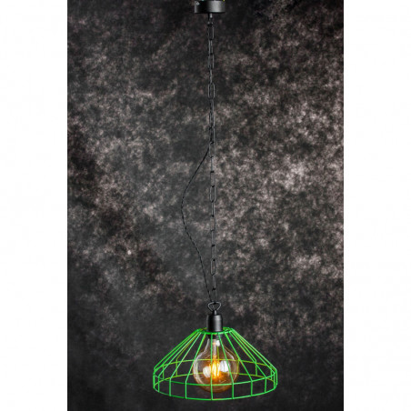 LAMPA WISZĄCA GABBIA /GREENERY/CZARNY