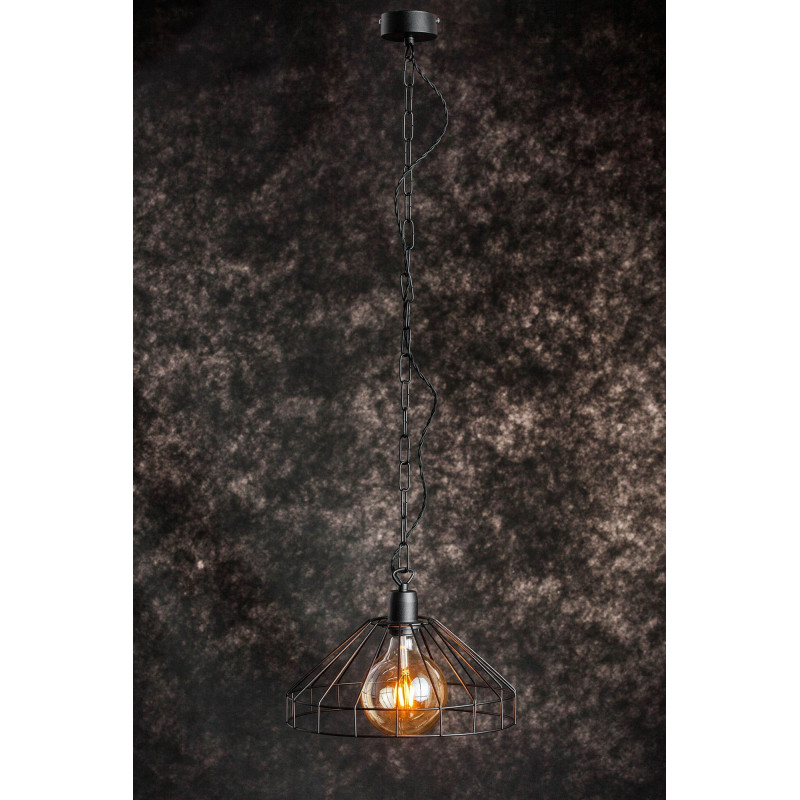 LAMPA WISZĄCA GABBIA /CZARNY