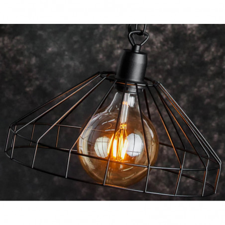 LAMPA WISZĄCA GABBIA /CZARNY