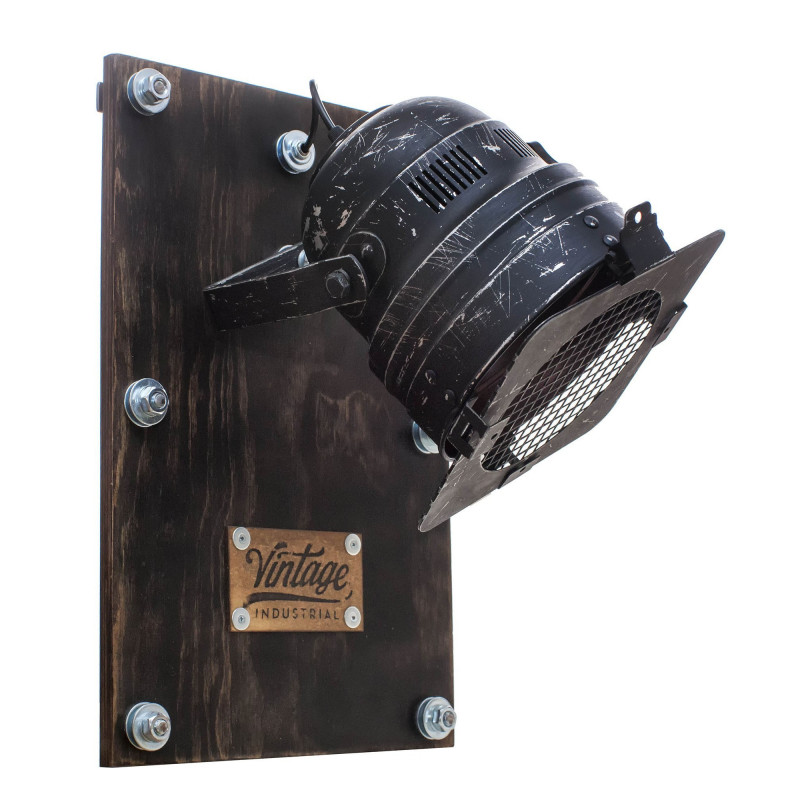 Kinkiet LOFTOWY LOFT WENGE REFLEKTOR...