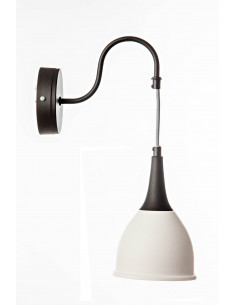 KINKIET MONIC 1 BIAŁO-CZARNY