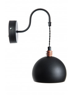 Kinkiet TESTER CZARNY/CZARNY