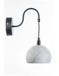 Kinkiet TESTER BETON/CZARNY