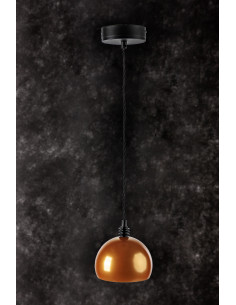 Lampa wisząca TESTER 1L /ZŁOTO/CZARNY 2