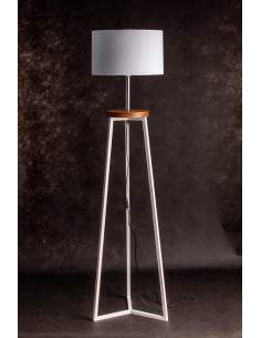 FLOKI BIAŁY AB. BIAŁY/DREWNO JESION-HANDMADE 2