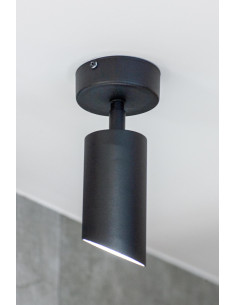 PLAFON SPECTRA 1P-SKOS/CZARNA STRUKTURA 2