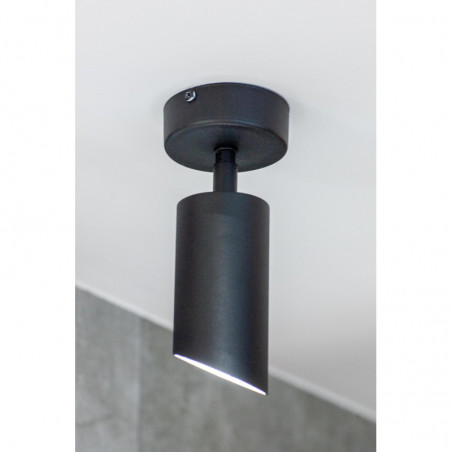 PLAFON SPECTRA 1P-SKOS/CZARNA STRUKTURA