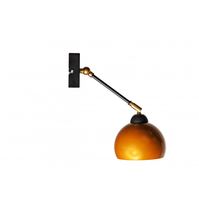 Kinkiet TESTER 1P/ZŁOTO/CZARNA STR.