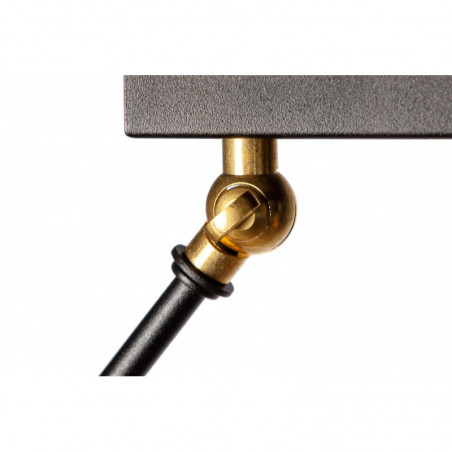 Kinkiet TESTER 1P/ZŁOTO/CZARNA STR.