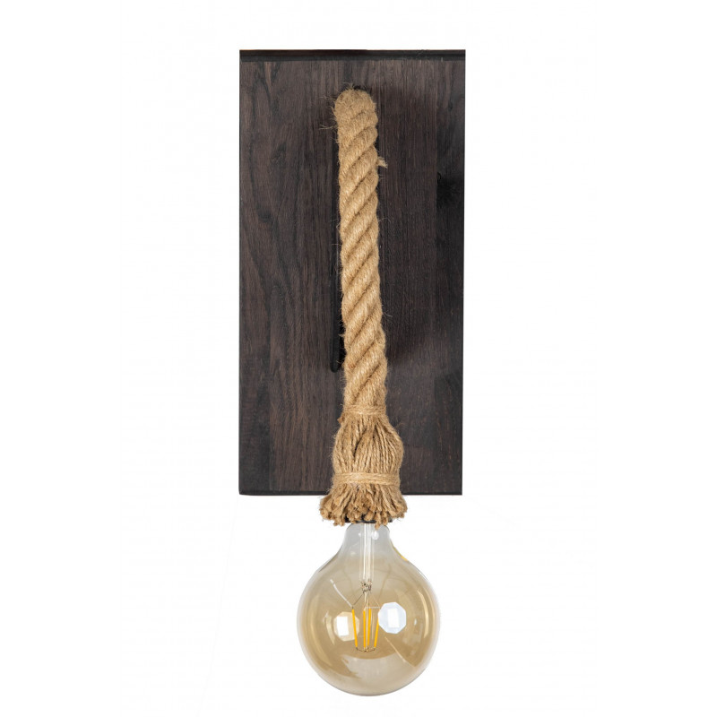 Kinkiet LOFTOWY- LOCH NESS WENGE /HANDMADE/