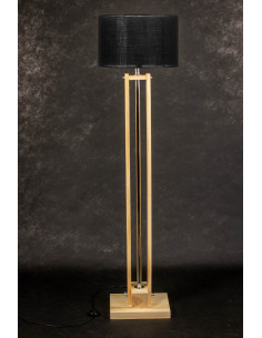 Lampa podłogowa CLASSIC Natural/HANDMADE/BLACK 2