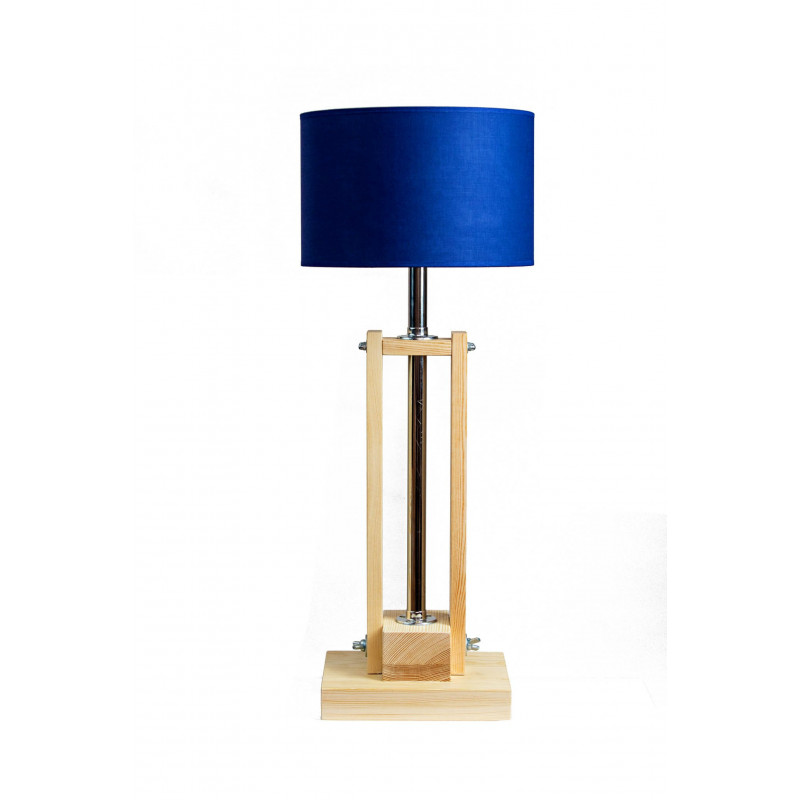 Lampa CLASSIC GABINETOWA NATURAL /HANDMADE/BLUE