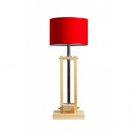 Lampa CLASSIC GABINETOWA NATURAL /HANDMADE/RED