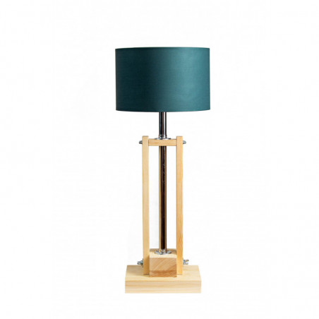 Lampa CLASSIC GABINETOWA NATURAL /HANDMADE/BOTTLE GREEN