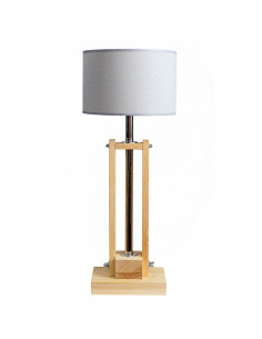 Lampa CLASSIC GABINETOWA NATURAL /HANDMADE/GRAY