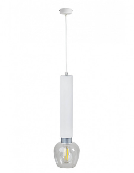 SPECTRA 340/BIAŁO-SREBRNA/SZKŁO TRANSPARENTNE