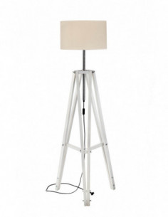 Lampa LOFTOWA podłogowa LOFT SCANDIA ABAŻUR ECRU/HANDMADE/