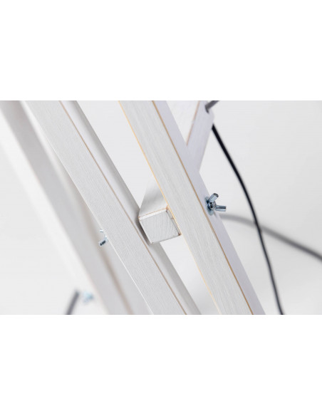 Lampa LOFTOWA podłogowa LOFT SCANDIA ABAŻUR ECRU/HANDMADE/