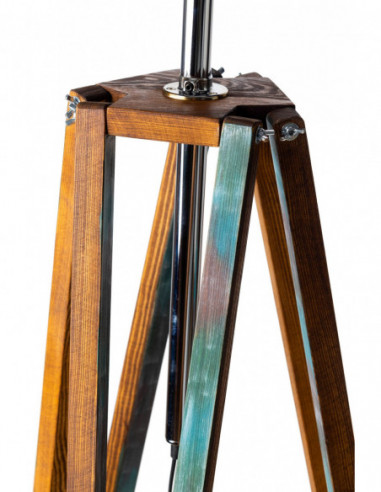 Lampa Podłogowa Kolonialna TRIPOD REFLEKTOR Z...