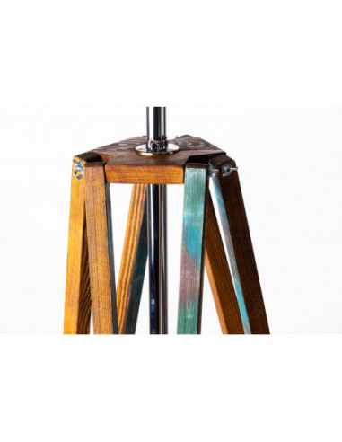 Lampa Podłogowa Kolonialna TRIPOD REFLEKTOR...