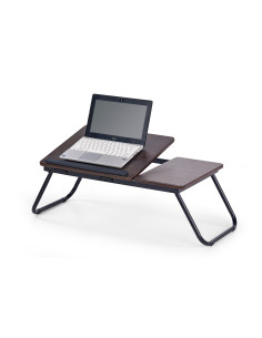 INVAR Stolik Pod Laptop Ciemny Orzech Stylowy i Praktyczny