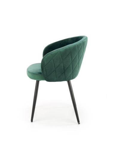 OLIVO Krzesło Velvet Ciemna Zieleń - Stylowa Elegancja i Wygoda