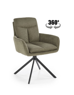 K536 krzesło oliwkowy  | Cisza i Komfort