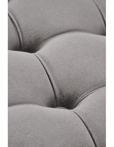 NUNEZ pufa popielaty  | Domowe Inspiracje