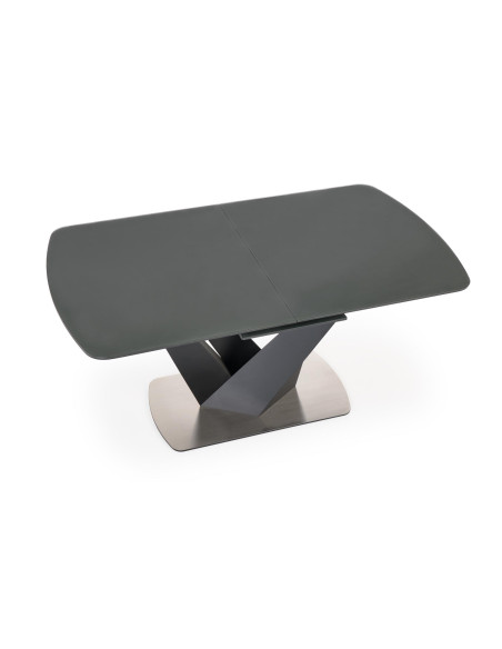 CESARIA Stół Rozkładany 160-200cm Ciemny Popiel/Czarny - Elegancja i Styl
