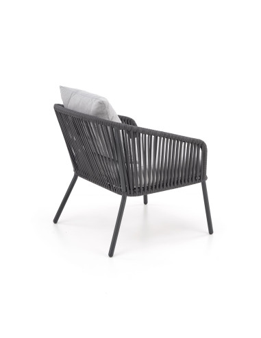 CORACCO Zestaw Ogrodowy, Sofa+Fotele+Ława - Elegancja na Zewnątrz
